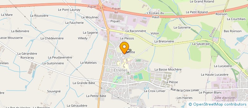 localisation de l'entreprise MONSIEUR DAMIEN MONNIER  GENNES-SUR-SEICHE