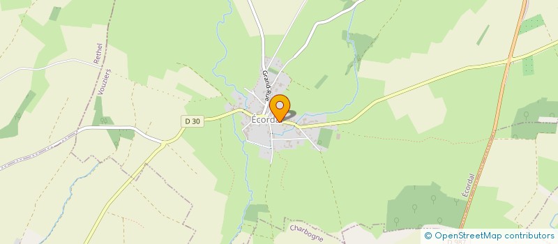 localisation de l'entreprise MONSIEUR DAMIEN MONNOIS  ECORDAL