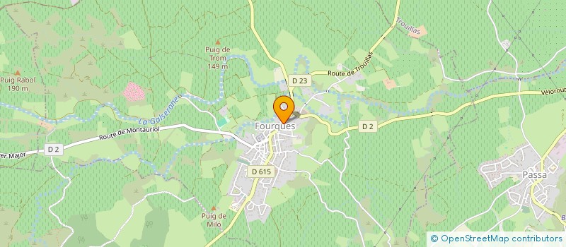 localisation de l'entreprise MONSIEUR DAMIEN MONTAGNER  THUIR