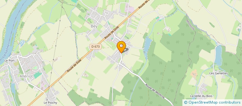 localisation de l'entreprise MONSIEUR DAMIEN MONTENOT  BEY