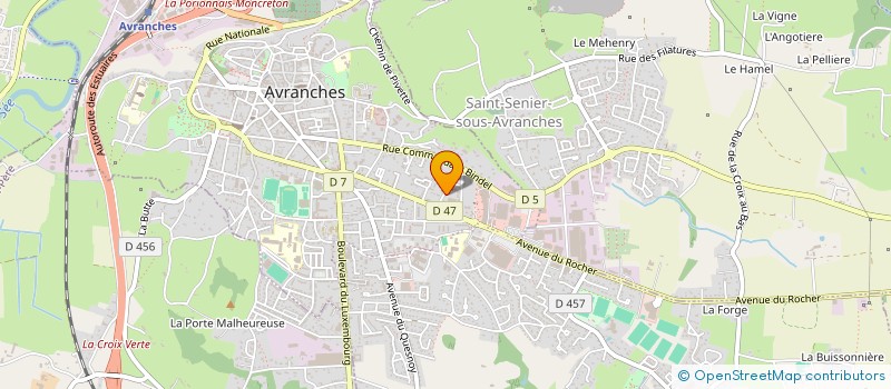 localisation de l'entreprise MONSIEUR DAMIEN MORAZIN  AVRANCHES