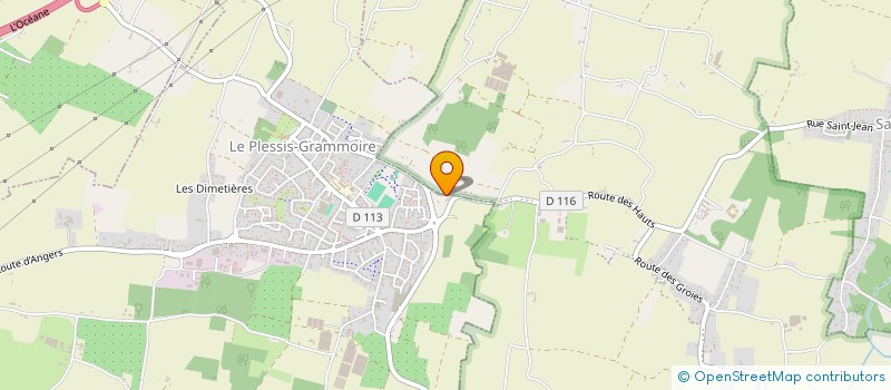 localisation de l'entreprise MONSIEUR DAMIEN MORER  LE PLESSIS-GRAMMOIRE