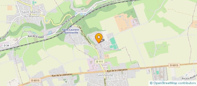 localisation de l'entreprise MONSIEUR DAMIEN MORICE  SAINT-LAURENT-DE-BREVEDENT