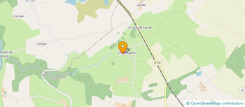 localisation de l'entreprise MONSIEUR DAMIEN MORIN  LATHUS-SAINT-REMY