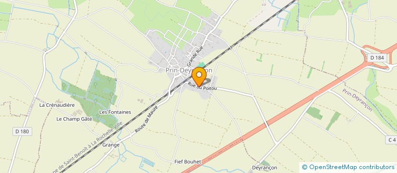 localisation de l'entreprise MONSIEUR DAMIEN MORISSET  PRIN-DEYRANCON