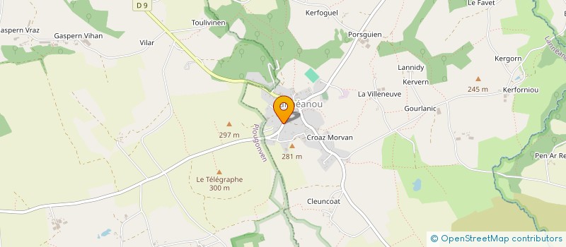 localisation de l'entreprise MONSIEUR DAMIEN MOROY  LANNEANOU