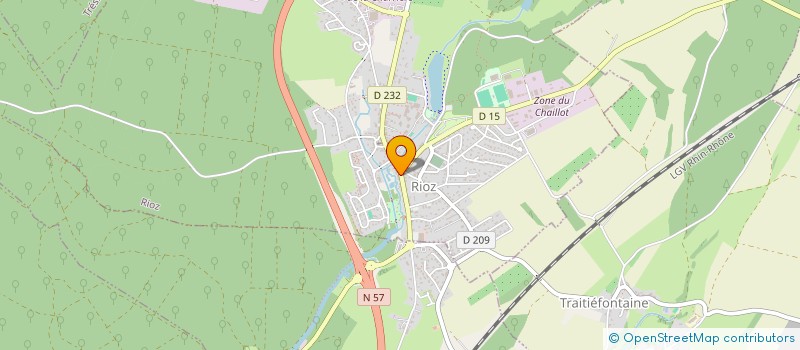 localisation de l'entreprise MONSIEUR DAMIEN MOUGIN  RIOZ