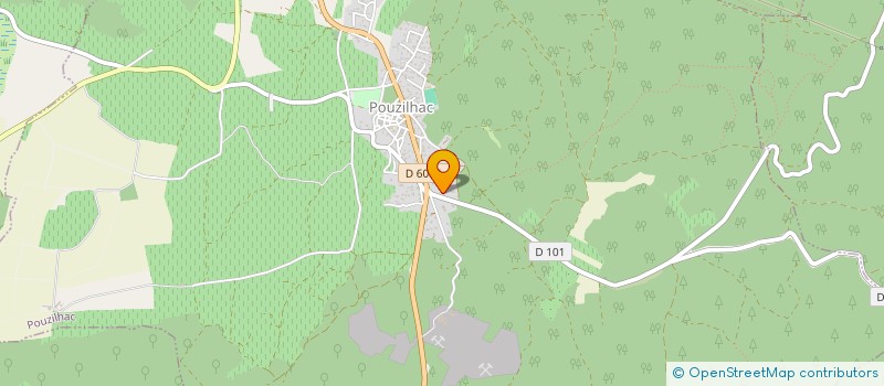 localisation de l'entreprise MONSIEUR DAMIEN MOULIN  POUZILHAC