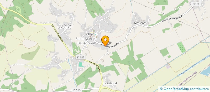 localisation de l'entreprise MONSIEUR DAMIEN MOUTARD  SAINT-MARCEL-BEL-ACCUEIL