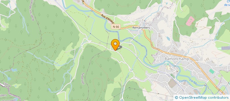 localisation de l'entreprise MONSIEUR DAMIEN MUNCH  RAMONCHAMP