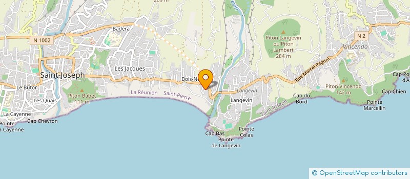 localisation de l'entreprise MONSIEUR DAMIEN MUSSARD  SAINT-JOSEPH