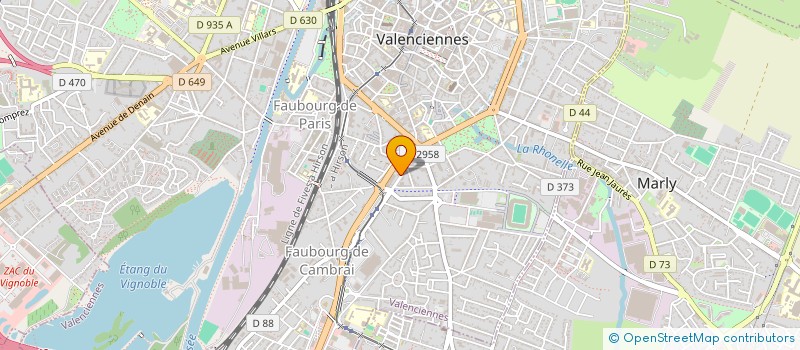 localisation de l'entreprise MONSIEUR DAMIEN NAGY à VALENCIENNES