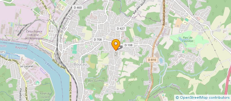 localisation de l'entreprise MONSIEUR DAMIEN NECHAB  BOUCAU