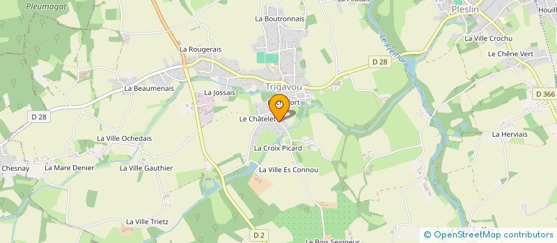 localisation de l'entreprise MONSIEUR DAMIEN NEGRERIE à PLESLIN-TRIGAVOU
