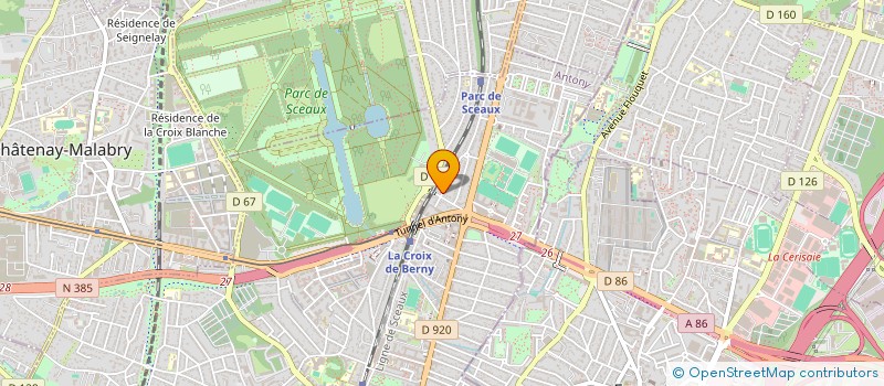 localisation de l'entreprise MONSIEUR DAMIEN NGO à ANTONY