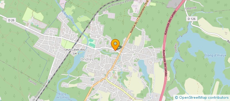 localisation de l'entreprise MONSIEUR DAMIEN NGUYEN VAN QUI  ONDRES