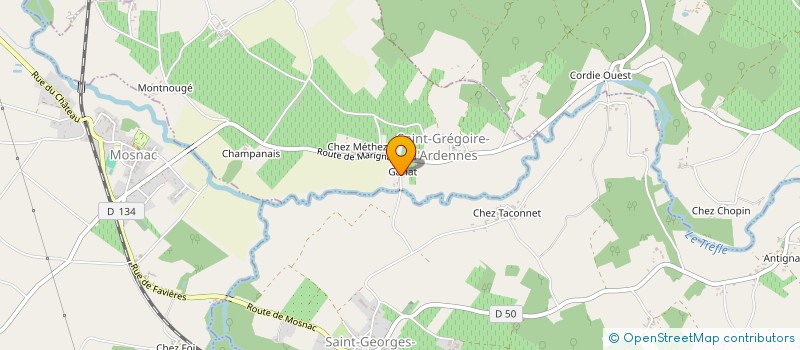 localisation de l'entreprise MONSIEUR DAMIEN NICOLAS  SAINT-GREGOIRE-D'ARDENNES