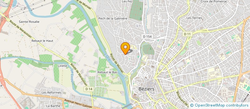 localisation de l'entreprise MONSIEUR DAMIEN NICOLOSI à BEZIERS
