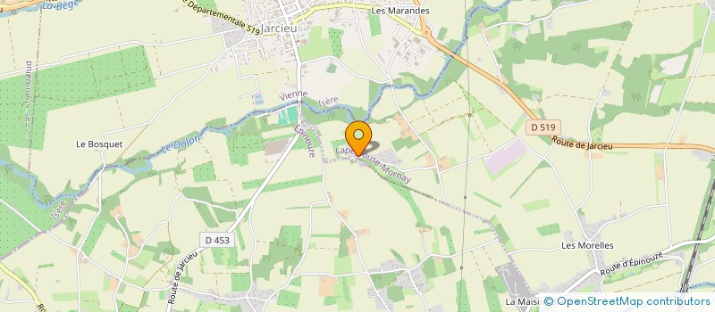 localisation de l'entreprise MONSIEUR DAMIEN NIVON  LAPEYROUSE-MORNAY