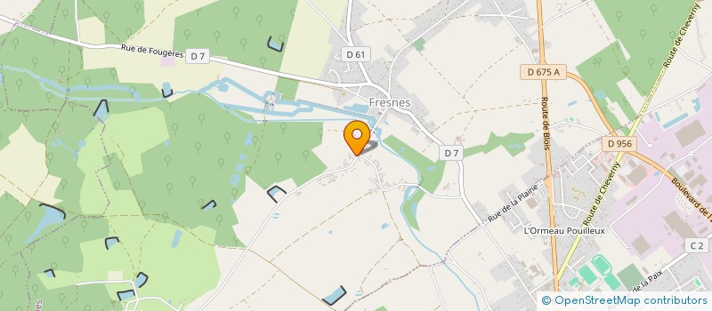 localisation de l'entreprise MONSIEUR DAMIEN NOEL  FRESNES