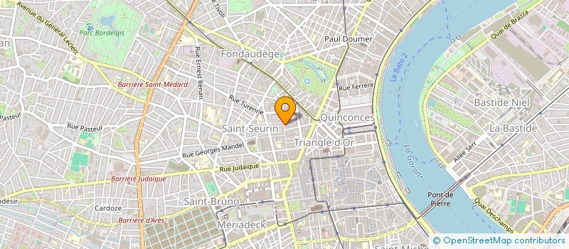 localisation de l'entreprise MONSIEUR DAMIEN NOEL  BORDEAUX