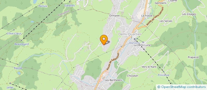 localisation de l'entreprise MONSIEUR DAMIEN NOGIER  DEMI-QUARTIER