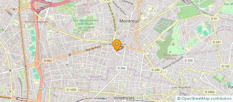 localisation de l'entreprise MONSIEUR DAMIEN NOIROT à MONTREUIL