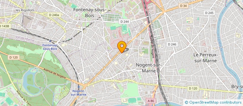 localisation de l'entreprise MONSIEUR DAMIEN OLIVEIRA  NOGENT-SUR-MARNE