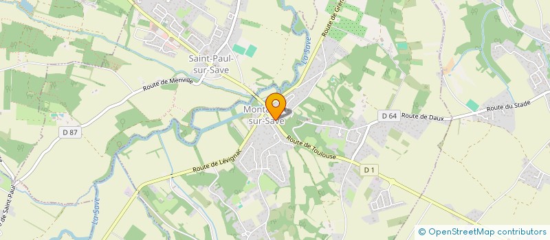 localisation de l'entreprise MONSIEUR DAMIEN ORIENTE  MONTAIGUT-SUR-SAVE