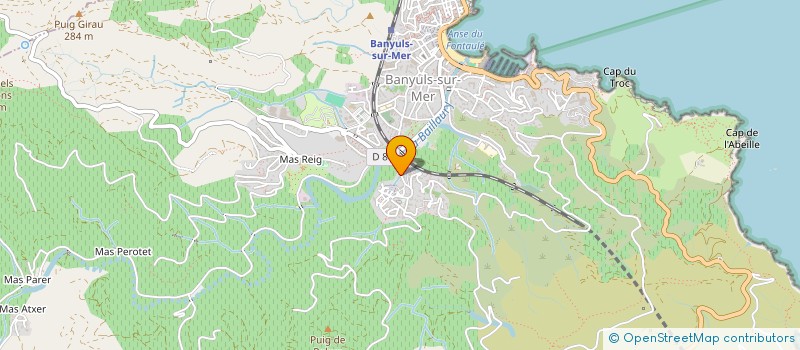 localisation de l'entreprise MONSIEUR DAMIEN ORTIZ  BANYULS-SUR-MER