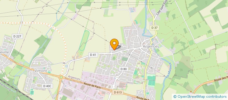 localisation de l'entreprise MONSIEUR DAMIEN OZENNE  ARGENCES