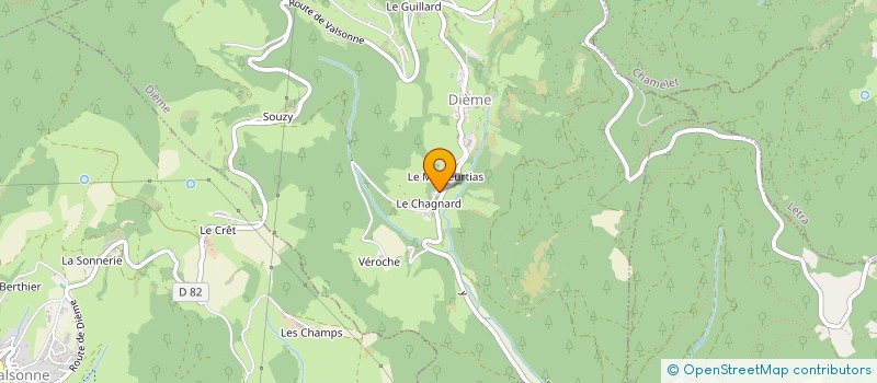 localisation de l'entreprise MONSIEUR DAMIEN PAGNY  DIEME