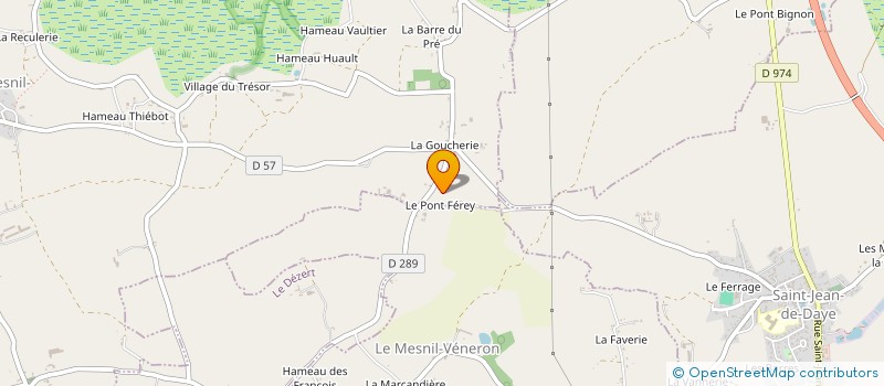 localisation de l'entreprise MONSIEUR DAMIEN PAIS  LE MESNIL-VENERON