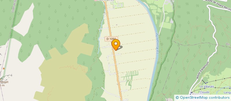 localisation de l'entreprise MONSIEUR DAMIEN PAOLI  LE BOURG-D'OISANS