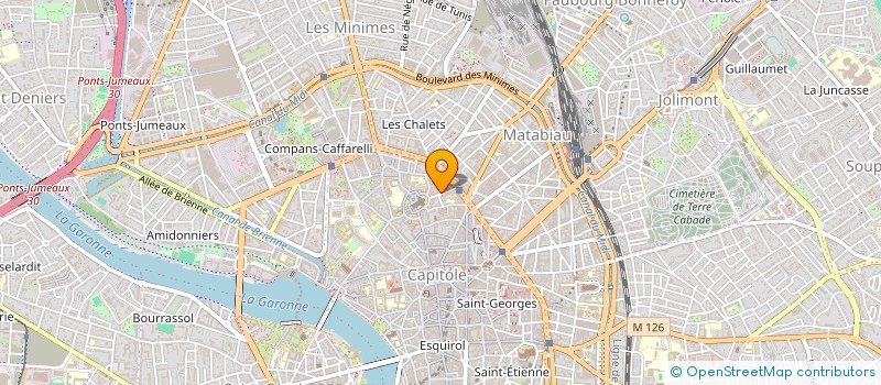 localisation de l'entreprise MONSIEUR DAMIEN PARAYRE  TOULOUSE