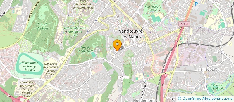 localisation de l'entreprise MONSIEUR DAMIEN PARIS  VANDUVRE-LES-NANCY