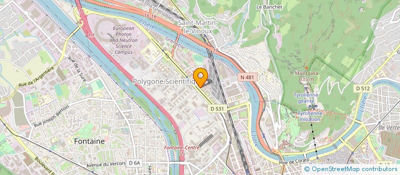 localisation de l'entreprise MONSIEUR DAMIEN PARISI  GRENOBLE