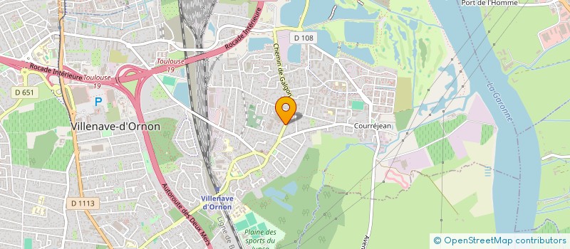 localisation de l'entreprise MONSIEUR DAMIEN PARMENTIER  VILLENAVE-D'ORNON