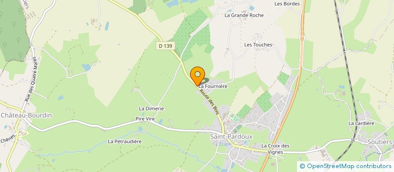 localisation de l'entreprise MONSIEUR DAMIEN PARNAUDEAU  SAINT-PARDOUX-SOUTIERS