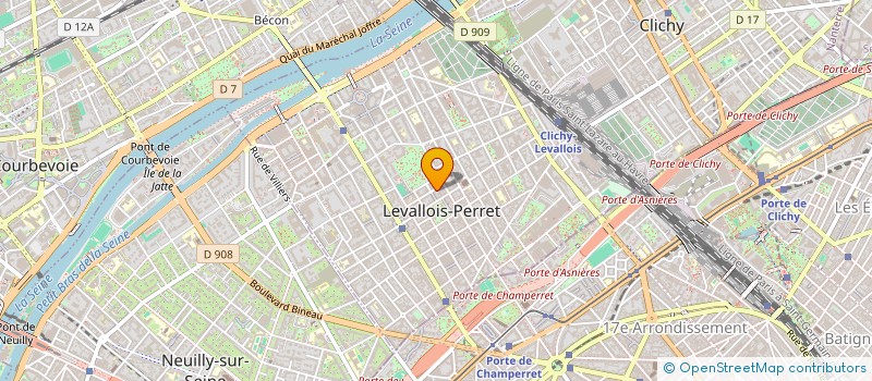 localisation de l'entreprise MONSIEUR DAMIEN PARTENSKY à LEVALLOIS-PERRET