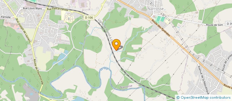 localisation de l'entreprise MONSIEUR DAMIEN PASCAREL à LA TESTE-DE-BUCH