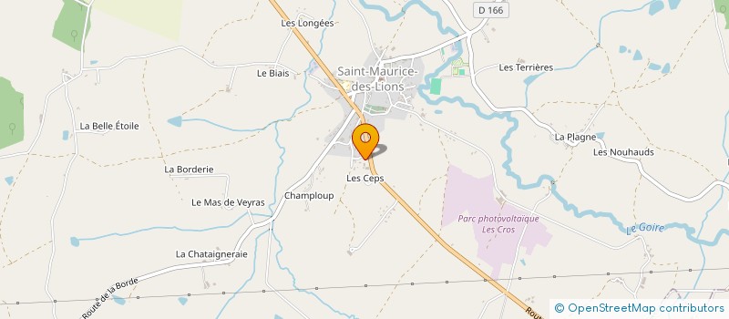 localisation de l'entreprise MONSIEUR DAMIEN PASCAUD à SAINT-MAURICE-DES-LIONS