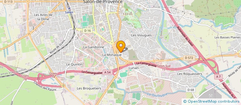 localisation de l'entreprise MONSIEUR DAMIEN PATRAC  SALON-DE-PROVENCE