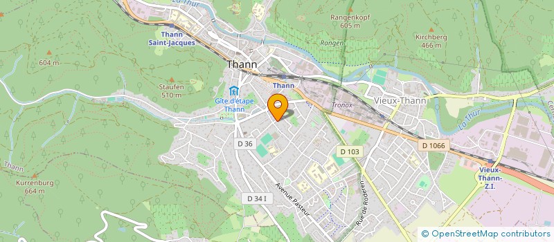 localisation de l'entreprise MONSIEUR DAMIEN PAUL RENE SIMERAY  THANN