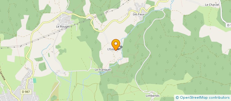 localisation de l'entreprise MONSIEUR DAMIEN PAULHAC  SAINT-ALBAN-SUR-LIMAGNOLE