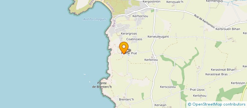 localisation de l'entreprise MONSIEUR DAMIEN PAUVERT à PLOUMOGUER