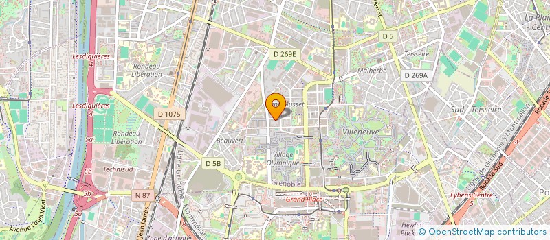 localisation de l'entreprise MONSIEUR DAMIEN PAVESE  GRENOBLE