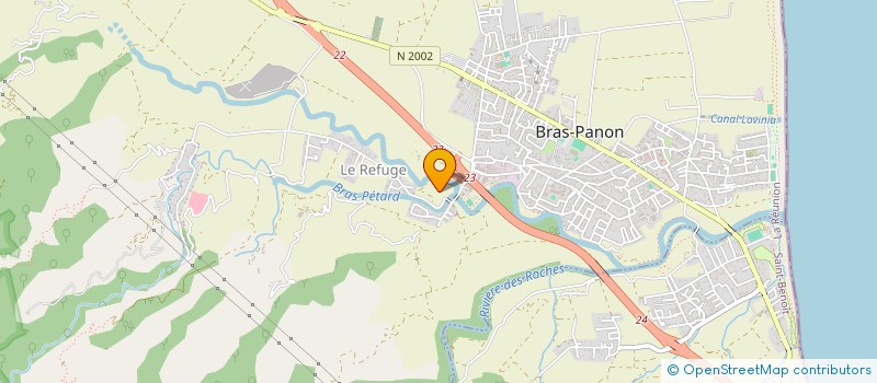 localisation de l'entreprise MONSIEUR DAMIEN PAYET  BRAS-PANON