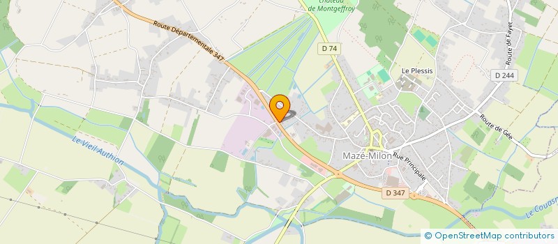 localisation de l'entreprise MONSIEUR DAMIEN PELTIER à MAZE-MILON