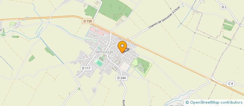 localisation de l'entreprise MONSIEUR DAMIEN PENEAU  BOUTENAC-TOUVENT